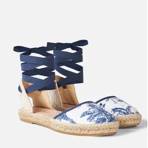 NEW FLAT ESPADRILLAS WITH TOILE DE JOUY PRINT- MC2 SAINT BARTH